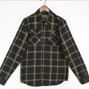 **NWOT** DIXXON 'Black Rifle Coffee' Flannel Snap Front | Size: Men's Small